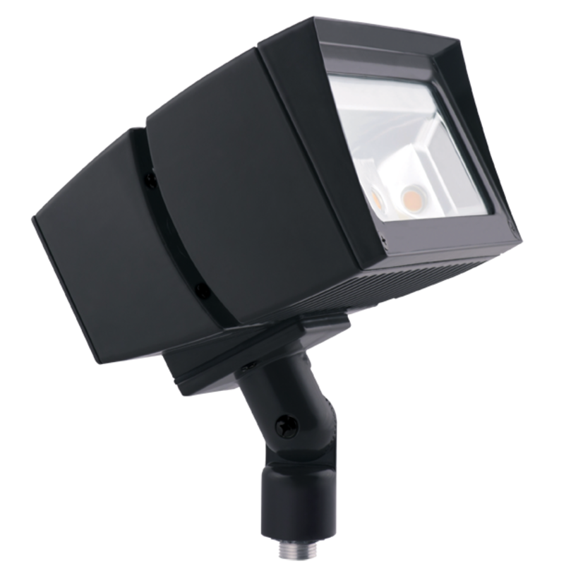 RAB Lighting FFLED39 Floodlight Fixture With ON/OFF Driver,) LED Lamp, 45 W Fixture, 100 to 240/277 V AC, Bronze Housing